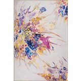 rugs modern Çok Renkli Soyut Boya Püskürtme Desenli Kreatif Modern Dekoratif Halı 3919, 100 x 100