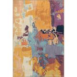 rugs modern Çok Renkli Soyut Boya Püskürtme Desenli Kreatif Modern Dekoratif Halı 3952, 155 x 230
