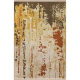 rugs modern Çok Renkli Soyut Çizgi Sarkıt Desenli Kreatif Modern Dekoratif Halı 2452, 80 x 200