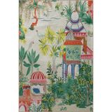 rugs modern Çok Renkli Tropikal Tasarım Ağaç ve Kuş Desenli Kreatif Modern Dekoratif Halı 2732, 80 x 200