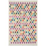 rugs modern Cotton Pamuklu Çok Renkli Desenli Kilim 504, 75 x 300
