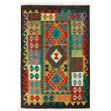 rugs modern Cotton Pamuklu Çok Renkli Otantik Ve Etnik Desenli Kilim 502, 75 x 300