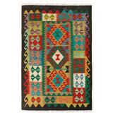 rugs modern Cotton Pamuklu Çok Renkli Otantik Ve Etnik Desenli Kilim 502, 80 x 150