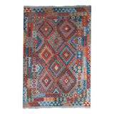 rugs modern Cotton Pamuklu Çok Renkli Otantik Ve Etnik Desenli Kilim 505, 155 x 230