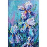 rugs modern Deniz Canlı Çiçekli Desenli Dokuma Taban Yıkanabilir Halı miravip8722, 140 x 200