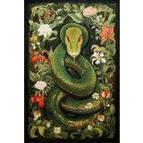 rugs modern Dido 2 Koleksiyonu Yeşil Temalı Çiçek Ve Yılan Desenli Kreatif Modern Dekoratif Halı 3271, 80 x 150