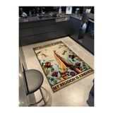 rugs modern El Ele Yapışık Motifli Desenli Modern Dekoratif Yıkanabilir Halı miravip8258, 140 x 200