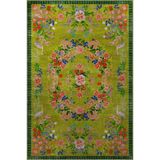 rugs modern Floral Mira Yeşil Tema Çok Renkli Çiçek Desenli Renkli Dokuma Taban Halı Mira 2921, 140 x 200
