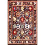 rugs modern Floral Renkli Geometrik Desenli Dekoratif Halı 4060, 140 x 200
