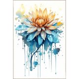 rugs modern Floral Temalı Soyut Lotus Çiçeği Desenli Kreatif Modern Dekoratif Halı 4949, 100 x 100