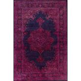 rugs modern Geleneksel Kapalı Renkte Mor Renkli Desenli Dokuma Taban Halı ve Yıkanabilir Halı aloha182, 120 x 200