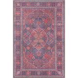 rugs modern Geleneksel Temalı Geometrik Mor Dekoratif Halı ve Yıkanabilir Halı miravip9613, 75 x 150