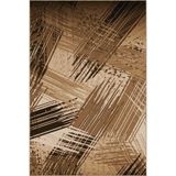 rugs modern Geometrik Fırça Boyalı Desenli Dokuma Taban Halı ve Yıkanabilir Halı miravip9910, 75 x 150