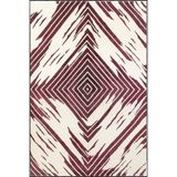 rugs modern Geometrik İç İçe Temalı Dekoratif Halı ve Yıkanabilir Halı miravip9772, 140 x 200
