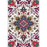 rugs modern Geometrik Parlak Renkli Desenli Dokuma Taban Halı ve Yıkanabilir Halı aloha161, 140 x 200