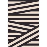 rugs modern Geometrik Temalı Desenli Dokuma Taban Halı ve Yıkanabilir Halı miravip9971, 140 x 200