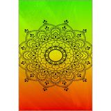 rugs modern Gökkuşağı Temalı Geometrik Desenli Dokuma Taban Halı ve Yıkanabilir Halı miravip10077, 140 x 200