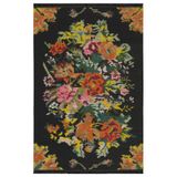 Rugs Modern Halı Mira 932 Karabağ Desenli Vintage Çok Renkli Dokuma Taban Halı