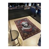 Rugs Modern Halı Mira Kadın Heykel Figürlü Vintage İran Halısı Temalı Dokuma Taban Dekoratif Halı 5799