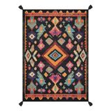 Rugs Modern Halı Nora Art 07 Etnik Püsküllü Pastel Renkli Dokuma Taban Dekoratif Salon Halısı
