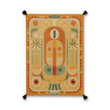Rugs Modern Halı Nora Art Bej Temalı Soyut Desenli Püsküllü Dokuma Taban Halı noraart47bej