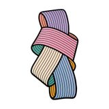 Rugs Modern Halı SDT Özel Kesim Modern Kurdele Motifli Lila Pembe Mavi Düğüm Dokuma Taban Dekoratif Halı sdtt1521