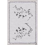 rugs modern Harita Desenli Dokuma Taban Halı ve Yıkanabilir Halı miravip10251, 140 x 200