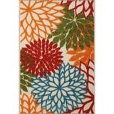 rugs modern Hasır Tonlarında Çok Renkli Kar Tanesi Renkli Dokuma Taban Yıkanabilir Halı miravip8327, 100 x 200
