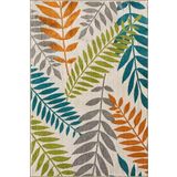rugs modern Hasır Tonlarında Çok Renkli Kar Tanesi Renkli Dokuma Taban Yıkanabilir Halı miravip8328, 155 x 230
