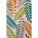 rugs modern Hasır Tonlarında Çok Renkli Kar Tanesi Renkli Dokuma Taban Yıkanabilir Halı miravip8328, 75 x 200