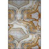 rugs modern Jupiter Boyalı Pastelli Desenli Dokuma Taban ve Yıkanabilir Halı miravip9466, 140 x 200
