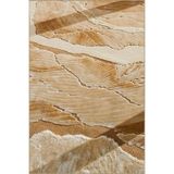 rugs modern Kahverengi Eski Kütük Desenli Dokuma Taban Halı ve Yıkanabilir Halı miravip10094, 70 x 120