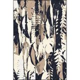 rugs modern Kahverengi Fırça Çizimli Modern Dekoratif Halı ve Yıkanabilir Halı miravip9561, 75 x 240