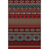 rugs modern Kahverengi Geometrik Çapraz Kareli Desenli Dokuma Taban ve Dekoratif Yıkanabilir Halı miravip8534, 100 x 150