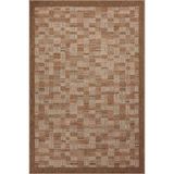 rugs modern Kahverengi Küp Motifli Dekoratif Yıkanabilir Halı Miravip8984, 100 x 100