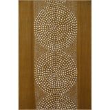 rugs modern Kahverengi Misket Daireli Temalı Desenli Dokuma Taban Halı ve Yıkanabilir Halı miravip9988, 140 x 200