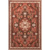 rugs modern Kahverengi Renkli Geometrik Desenli Dekoratif Halı 4061, 140 x 200
