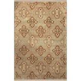 rugs modern Kahverengi Temalı Geleneksel Motif Desenli Saçaklı Vintage Dekoratif Halı 3197, 140 x 200