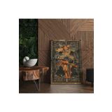 rugs modern Kanvas Tablo Dolar Ve Kadın Temalı Eskitme, 70 x 100