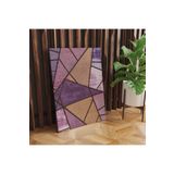 rugs modern Kanvas Tablo Geometrik Temalı Mor Ve Turuncu Renklerde 36, 60 x 90