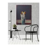 rugs modern Kanvas Tablo Sulu Boya Fırçaları Desenli Modern Tablo, 60 x 90