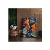 rugs modern Kanvas Tablo Van Gogh Tarzı Kavuşma, 50 x 70