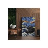 rugs modern Kanvas Tablo Van Gogh Tarzı Renkli, 60 x 90