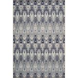 rugs modern Kapalı Mavi Tonlarında Vintage Desenli Dokuma Taban Halı 3767, 140 x 200