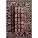 rugs modern Kareli Daireli Geometrik Desenli Desenli Dekoratif Halı 4112, 100 x 100