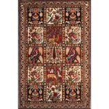rugs modern Kareli Kahve Renkli Geometrik Modern Dokuma Taban ve Dekoratif Halı miravip107, 75 x 150