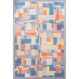 rugs modern Kareli Renkli Desenli Dokuma Taban Halı miravip2, 75 x 200