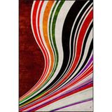 rugs modern Karışık Renkli Pastel Boyalı Dokuma Taban Halı 4461, 140 x 200
