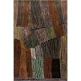 rugs modern Karışık Renkli Yay Akan Temalı Dekoratif Yıkanabilir Halı miravip9040, 140 x 200