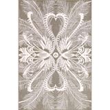 rugs modern Kelebek Temalı Soft Desenli Dokuma Taban Halı ve Yıkanabilir Halı miravip10116, 140 x 200